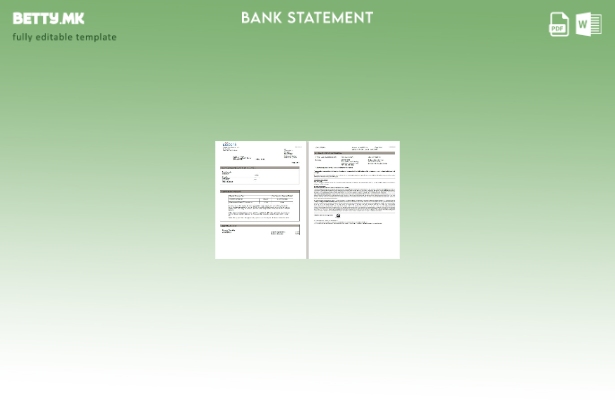 Модерен стил шаблон за страници со зборови за изјава на Ситибанк во САД